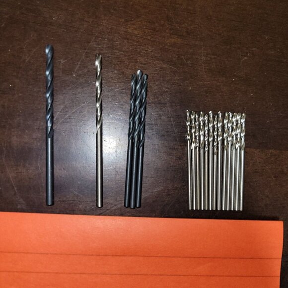 40+ Lot HSS HS Drill Bits High Speed Steel Mix Size Black Oxide Silver New Used - Picture 9 of 9